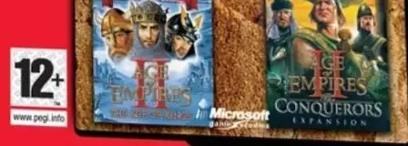 Age of Empires: Collector's Edition, the PEGI square on its front
