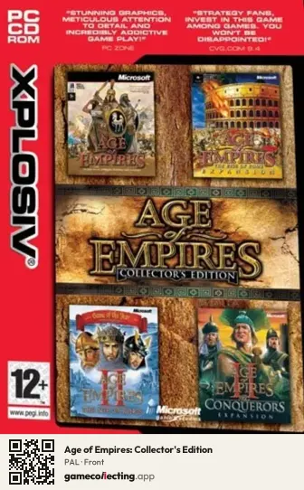 Age of Empires: Collector's Edition Computer, PAL box front