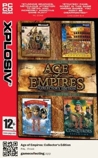 Age of Empires: Collector's Edition Computer, PAL box front