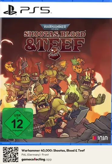 Warhammer 40,000: Shootas, Blood & Teef PlayStation 5, Germany box front
