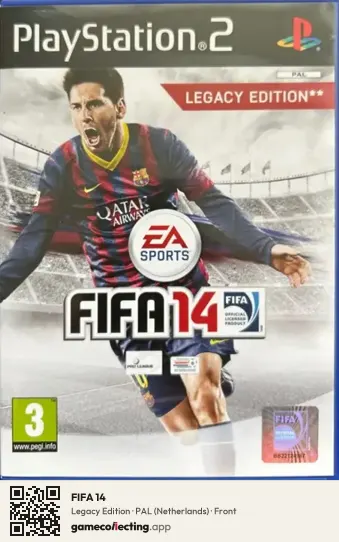FIFA 14 PlayStation 2, Netherlands box front
