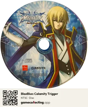 BlazBlue: Calamity Trigger PlayStation 3, NTSC disc