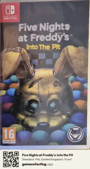 Five Nights at Freddy's: Into the Pit Nintendo Switch, United Kingdom box front