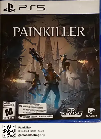 Painkiller PlayStation 5, NTSC box front