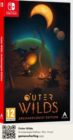 Outer Wilds Nintendo Switch, PAL box front