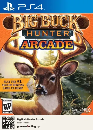 Big Buck Hunter Arcade PlayStation 4, NTSC box front