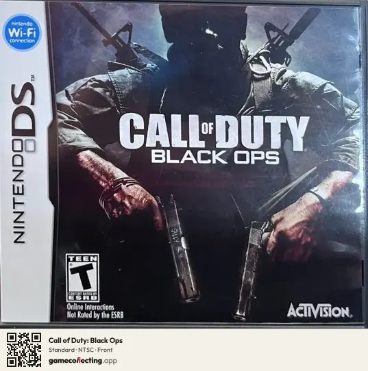Call of Duty: Black Ops Nintendo DS, NTSC box front