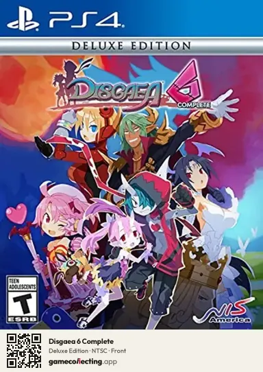 Disgaea 6 Complete PlayStation 4, NTSC box front