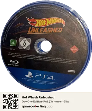 Hot Wheels Unleashed PlayStation 4, PAL disc