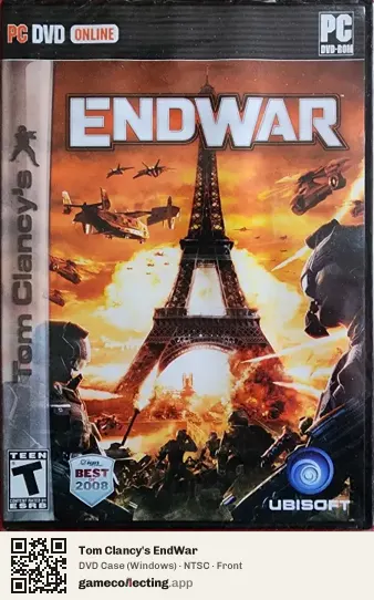 Tom Clancy's EndWar Computer, NTSC box front