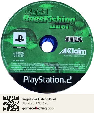 Sega Bass Fishing Duel PlayStation 2, PAL disc