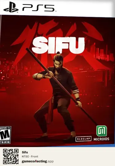 Sifu PlayStation 5, NTSC box front