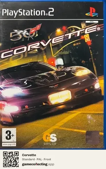 Corvette PlayStation 2, PAL box front