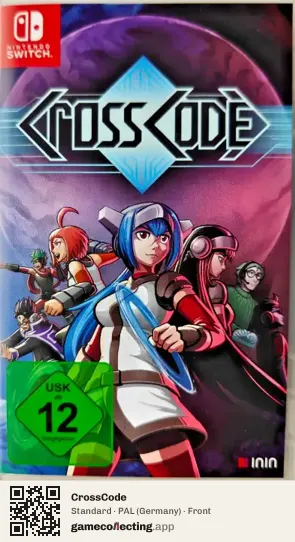 CrossCode Nintendo Switch, Germany box front