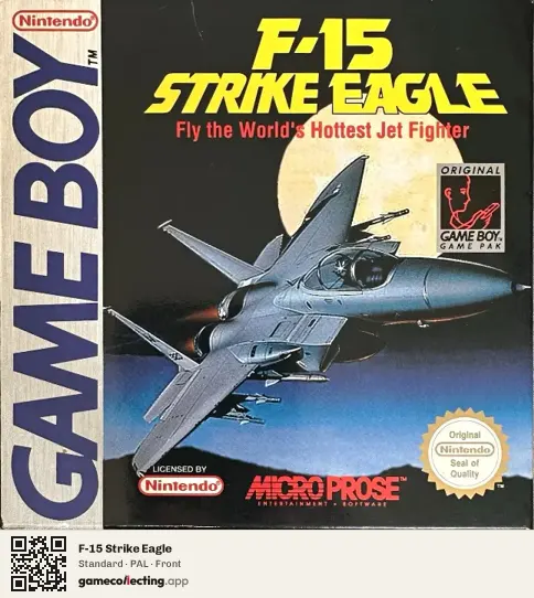 F-15 Strike Eagle Game Boy, PAL box front