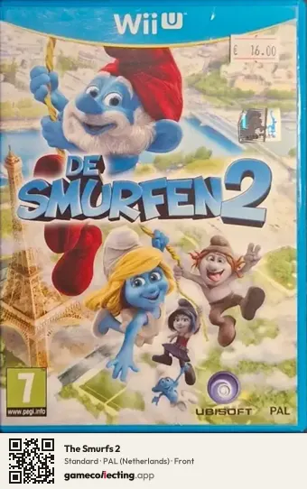 The Smurfs 2 Nintendo Wii U, Netherlands box front