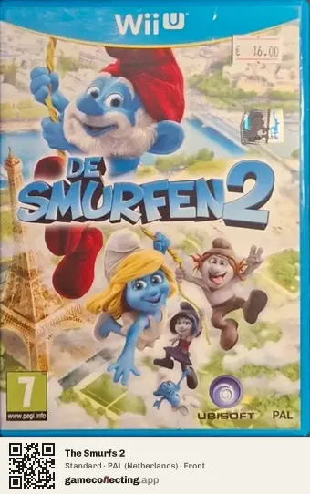 The Smurfs 2 Nintendo Wii U, Netherlands box front