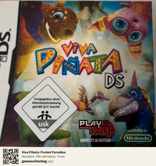 Viva Piñata: Pocket Paradise Nintendo DS, Germany box front