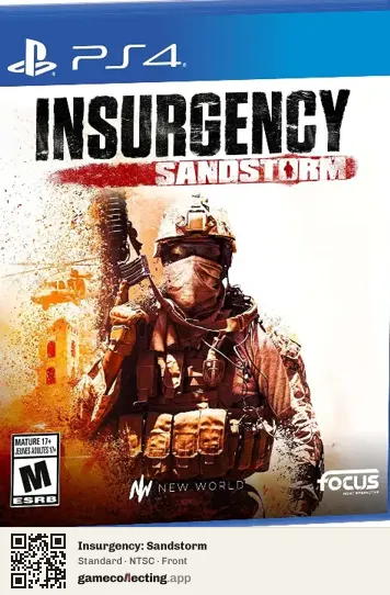 Insurgency: Sandstorm PlayStation 4, NTSC box front