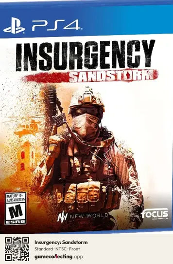 Insurgency: Sandstorm PlayStation 4, NTSC box front