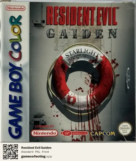 Resident Evil Gaiden Game Boy Color, PAL box front