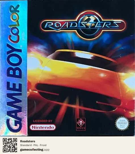 Roadsters Game Boy Color, PAL box front