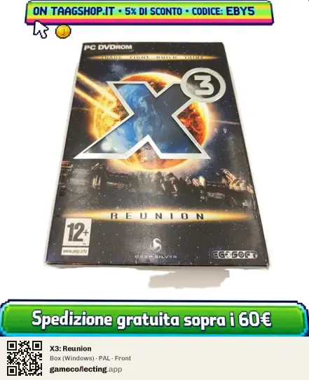 X3: Reunion Computer, PAL box front