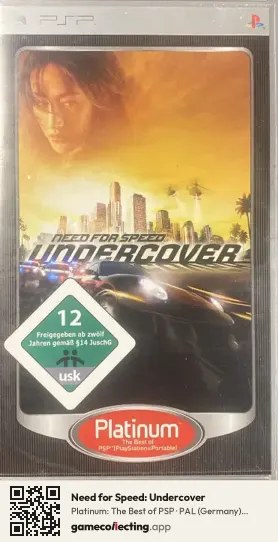 Need for Speed: Undercover PlayStation Portable, Germany box front