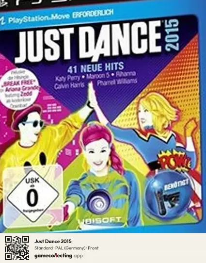 Just Dance 2015 PlayStation 3, Germany box front