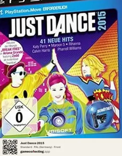 Just Dance 2015 PlayStation 3, Germany box front