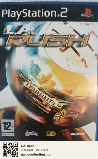 L.A. Rush PlayStation 2, PAL box front
