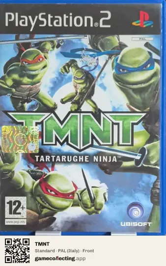 TMNT PlayStation 2, Italy box front