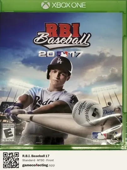 R.B.I. Baseball 17 Xbox One, NTSC box front