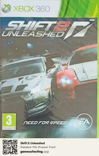 Shift 2: Unleashed Xbox 360, France box front