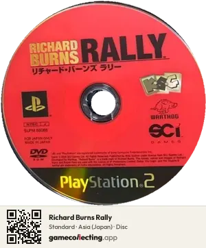 Richard Burns Rally PlayStation 2, Asia disc