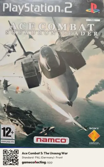 Ace Combat 5: The Unsung War PlayStation 2, Germany box front