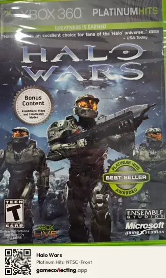 Halo Wars Xbox 360, NTSC box front
