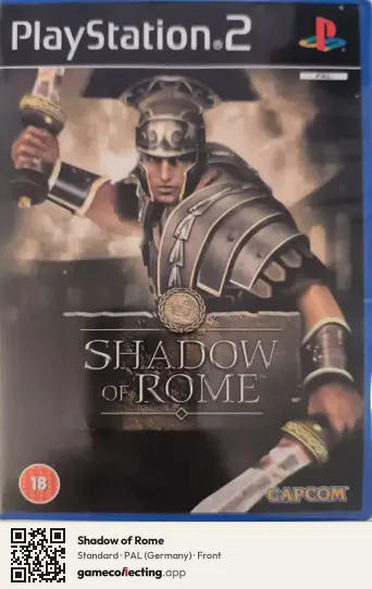 Shadow of Rome PlayStation 2, Germany box front