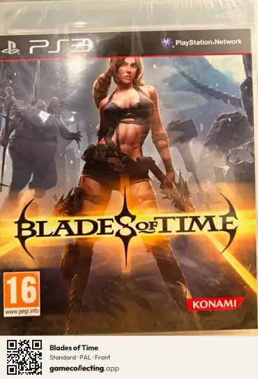 Blades of Time PlayStation 3, PAL box front