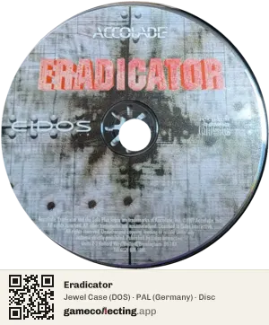 Eradicator Computer, PAL disc