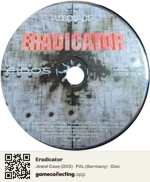Eradicator Computer, PAL disc