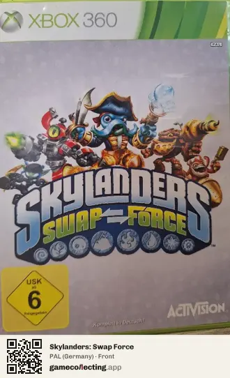 Skylanders: Swap Force Xbox 360, Germany box front