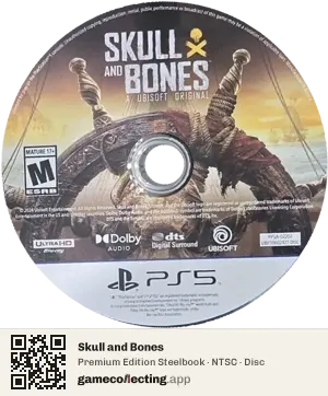 Skull and Bones PlayStation 5, NTSC disc