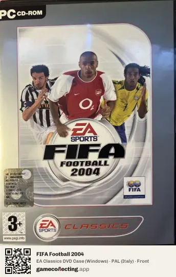 FIFA Football 2004 Computer, Italy box front