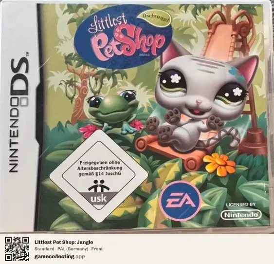Littlest Pet Shop: Jungle Nintendo DS, Germany box front