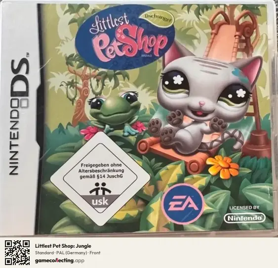 Littlest Pet Shop: Jungle Nintendo DS, Germany box front