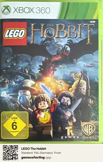 LEGO The Hobbit Xbox 360, Germany box front
