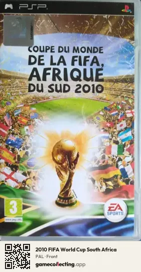 2010 FIFA World Cup South Africa PlayStation Portable, PAL box front