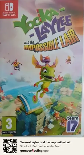 Yooka-Laylee and the Impossible Lair Nintendo Switch, Netherlands box front
