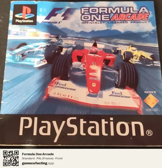 Formula One Arcade PlayStation, France box front